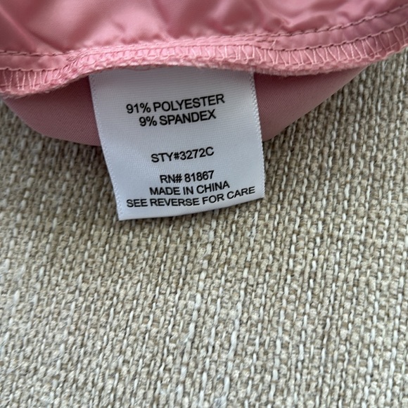 Blue Sol Womens Solid Pleated Front Trousers.  Size 10. Pink - Picture 10 of 11